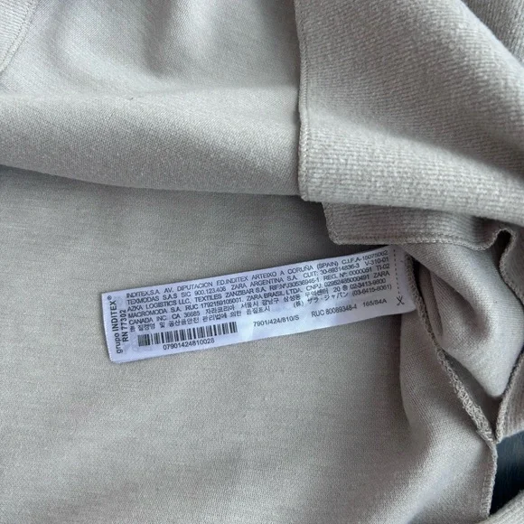 Zara Cream Beige Sweater - Picture 5 of 9